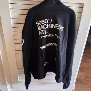 Machine56 M56/PV-1 BK Pullover Cross Hoodie